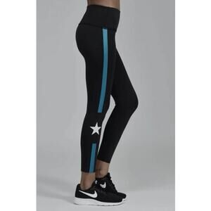 Noli Activewear Star Leggings Pants Black Women's Medium